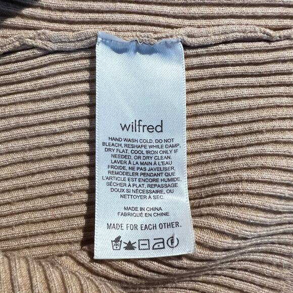 Aritzia Wilfred Sweater Vest Reso Cropped Sleeveless Capsule Minimalist Preppy - Picture 5 of 6